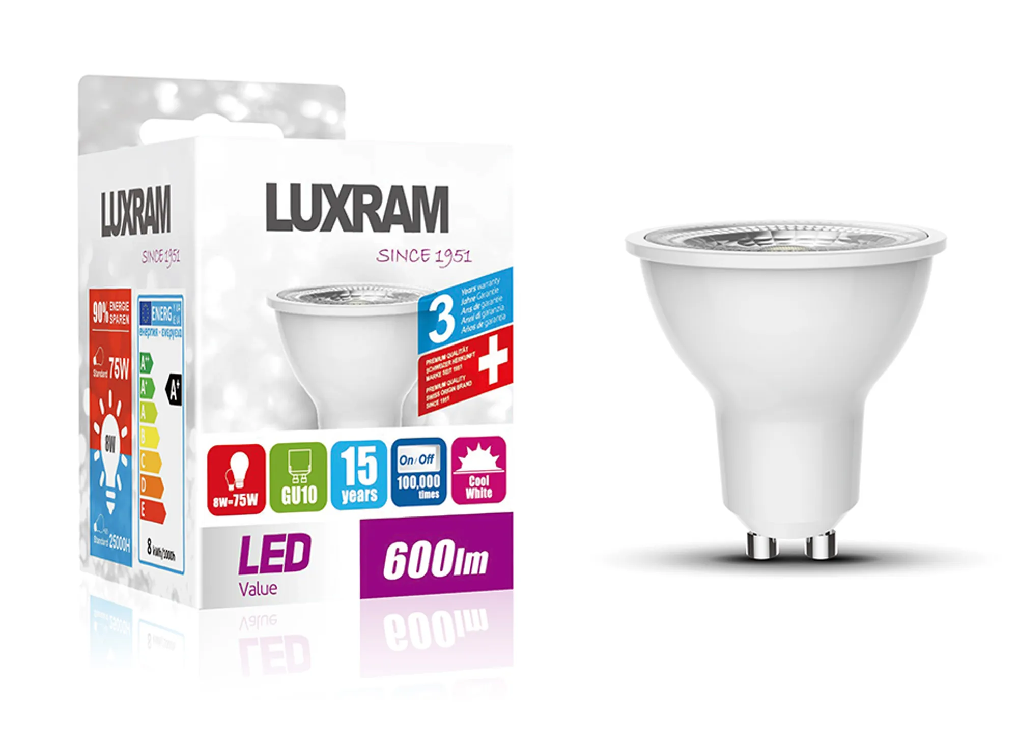 NF Value LED Lamps Luxram Spot Lamps